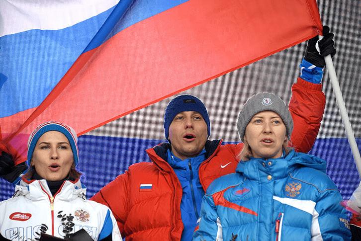 冬残奥会俄罗斯运动员齐唱国歌